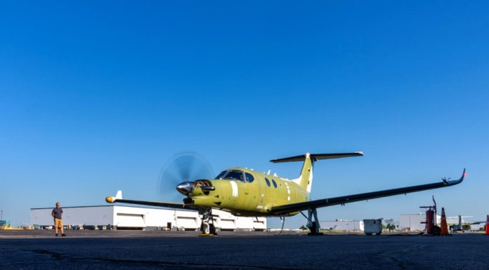 Denali Beechcraft lässt erstmals Motor laufen Prototyp Denali Beechcraft Turboprop