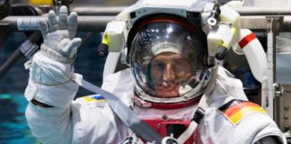 Astronauten Reiter und Maurer am DLRK