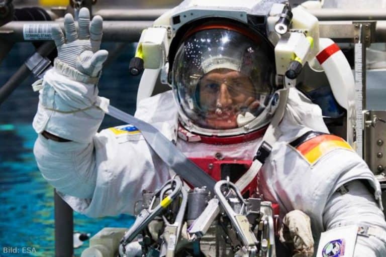 Astronauten Reiter und Maurer am DLRK