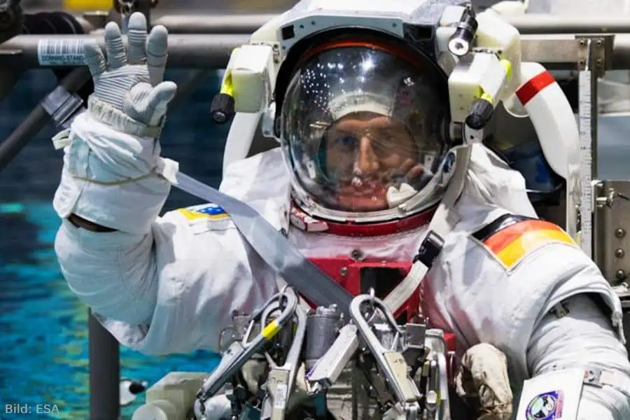 Astronauten Reiter und Maurer am DLRK