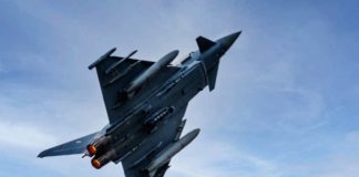Eurofighter mit dem RecceLite-Aufklärungssystem