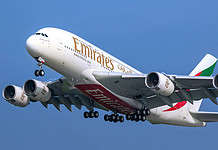 Emirates Group erzielt neues Rekord-Halbjahresergebnis Emirates-Flaggschiff Airbus A380