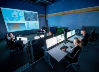 DLR Airport und Control Center Simulator (ACCES): Im DLR Airport and Control Center Simulator (ACCES) wird der erste Demonstrator des Launch-Coordination-Center (LCC) aufgebaut.