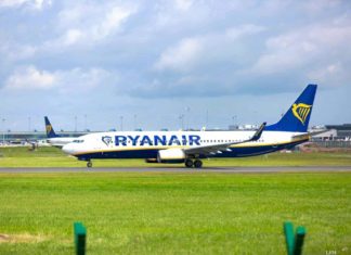 Ryanair am Flughafen