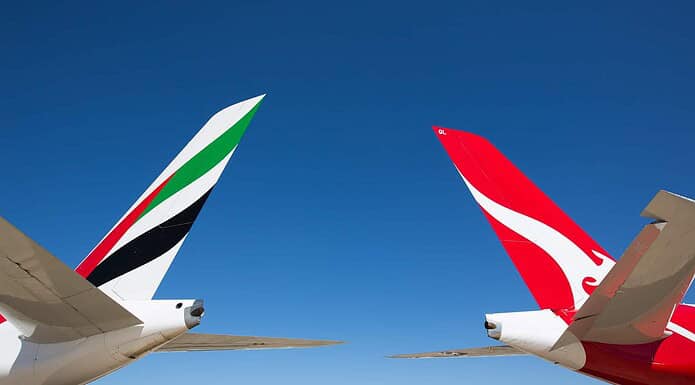 Emirates und Qantas verlängern ihre Partnerschaft Emirates und Qantas