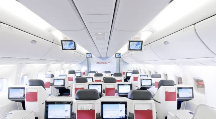 Austrian Airlines erweitert die Premium Economy Class Neue Austrian Langstrecken-Kabine - Business Class 1