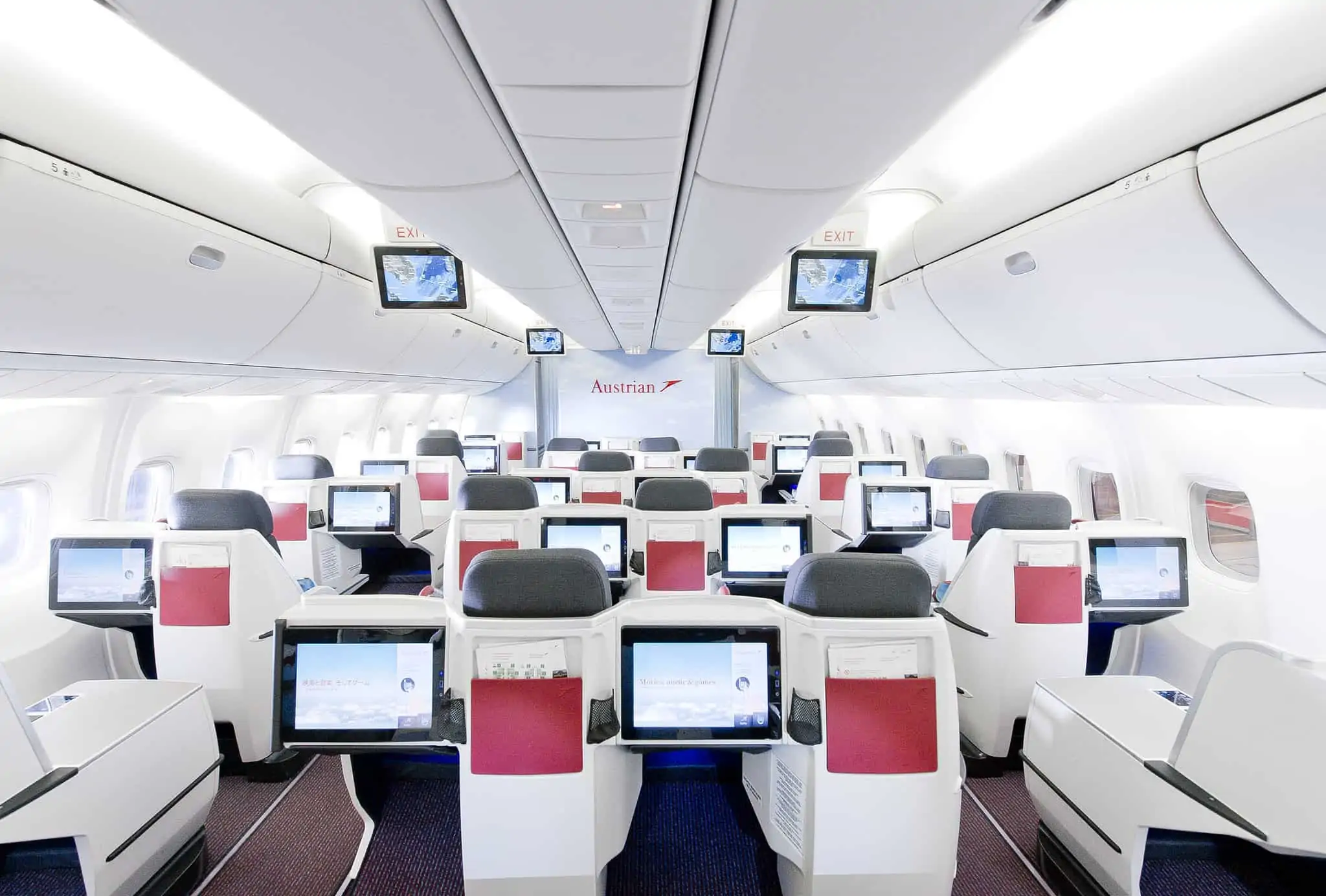 Neue Austrian Langstrecken-Kabine - Business Class 1