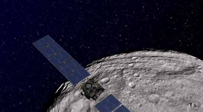 Vesta war Einschlagserie der Planeten im frühen Sonnensystem ausgesetzt Dawn-Mission am Asteroiden Vesta: Dawn (‚Morgenröte‘) war eine NASA-Mission der Discovery-Klasse und startete 2007 zu einer Forschungsreise in den Asteroiden-Hauptgürtel zwischen Mars und Jupiter. Erstes Ziel der Mission war der Asteroid Vesta, der zwischen Juli 2011 und September 2012 aus unterschiedlich hohen Umlaufbahnen beobachtet wurde. Mit den vier Instrumenten an Bord von Dawn wurde Vesta fast komplett kartiert, die mineralogische Zusammensetzung des Asteroiden erforscht und sein genaues Gravitationsfeld bestimmt. Anschließend flog die Dawn-Sonde zu ihrem zweiten Ziel, dem Zwergplaneten Ceres.