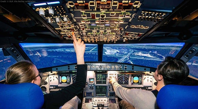 DLR testet Elektro-Airliner im Flugsimulator AVES DLR-Simulatorzentrum AVES