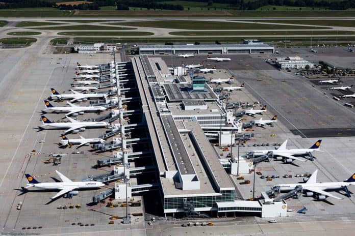 Flughafen München Terminal 2 und das Satellitengebäude