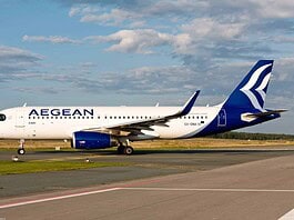 Aegean Airlines am Flughafen Nürnberg