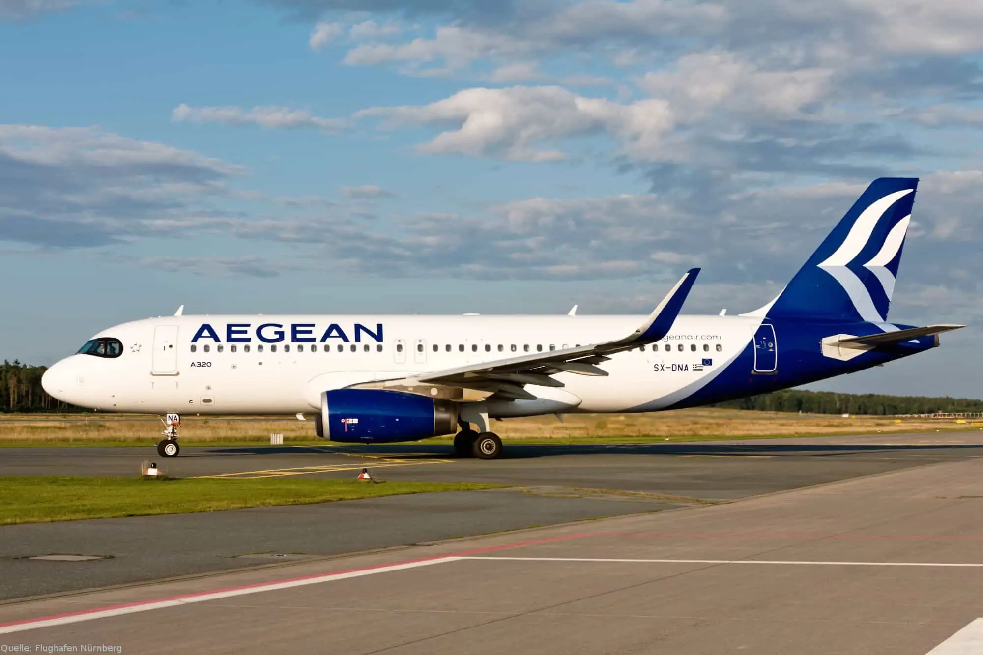 Aegean Airlines am Flughafen Nürnberg