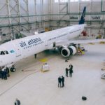 Air Astana C-Check an einem Airbus