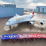 Emirates erhält seine 123. A380 und komplettiert A380-Flotte