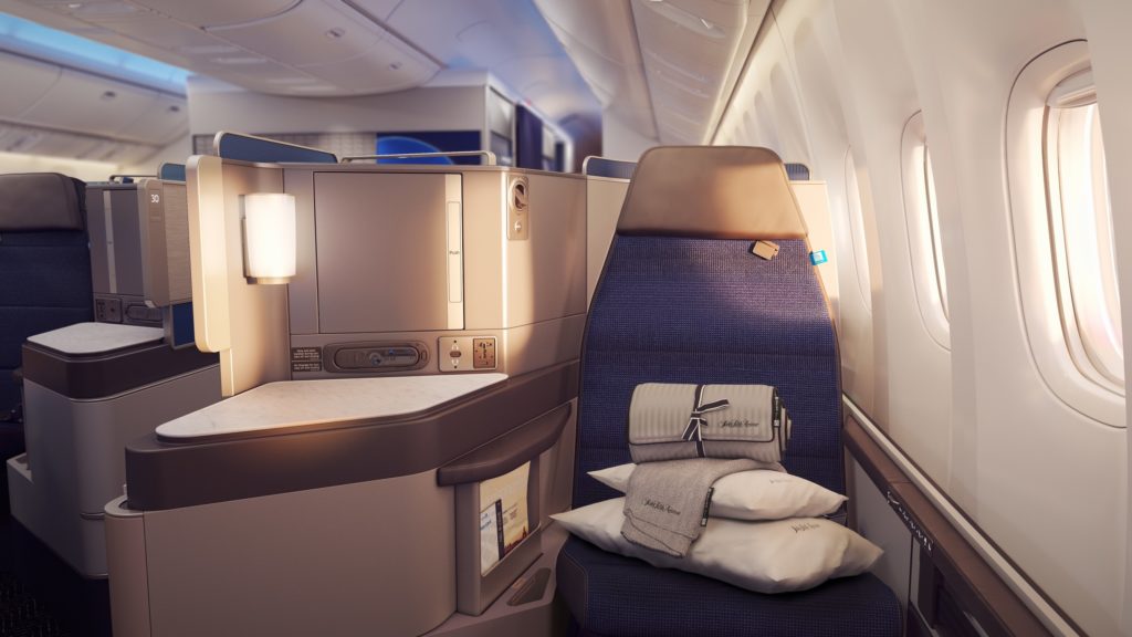 United Polaris Business Class, United Airlines Boeing 767-300ER