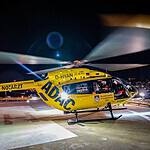 ADAC Rettungshubschrauber "Christoph 22" am Ulmer Bundeswehrkrankenhaus