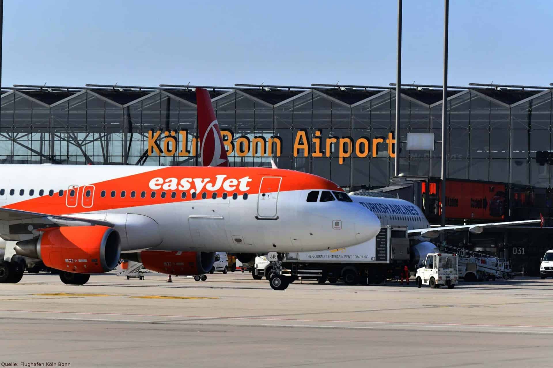 easyjet am Köln Bonn Airport