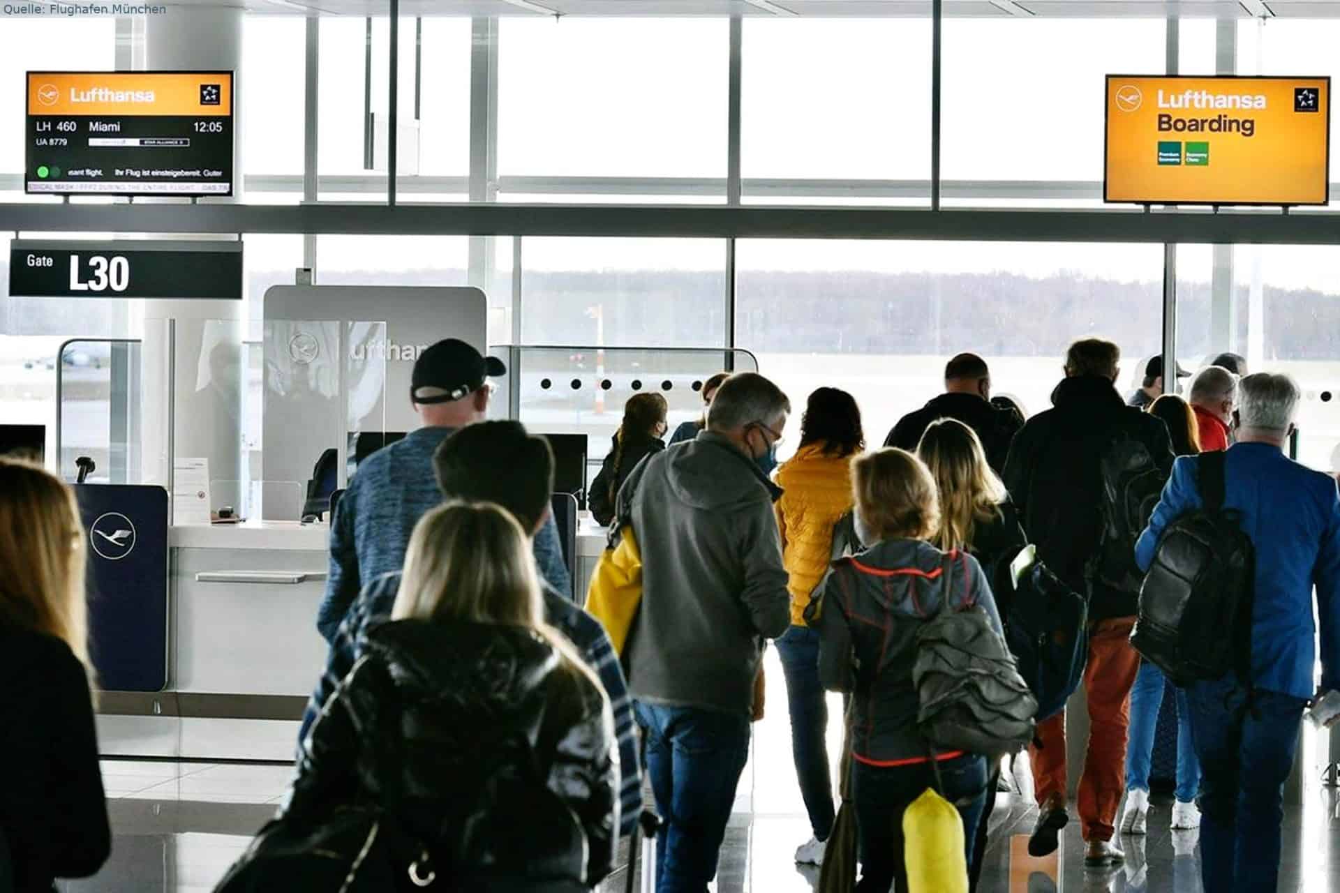 Satellit des Terminals 2 am Münchner Flughafen