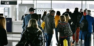 Satellit des Terminals 2 am Münchner Flughafen