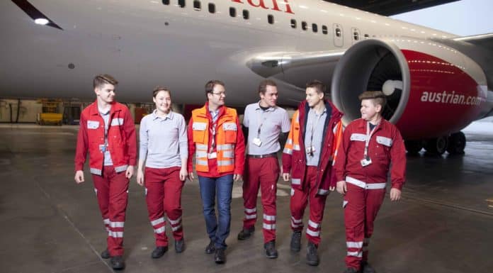 Ausbildung in der Luftfahrt: Austrian Airlines sucht Lehrlinge Austrian Airlines Technik