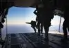 Übung "Deep Infil": Deutsche Fallschirmspringer der Luftladebrigade 1 trainieren Absprung zusammen mit portugiesischen Spezialkräften in Tancos nahe der Hauptstadt Lissabon