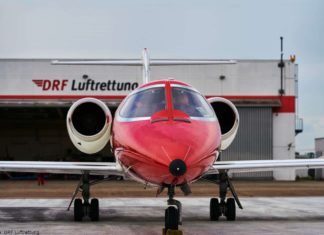Flugzeug der DRF Luftrettung