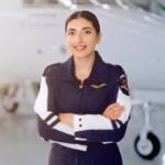 Bayan Al Turabi, erste internationale Flugschülerin der Emirates Flight Training Academy
