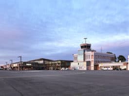 Vorfeld am Flughafen Paderborn/Lippstadt