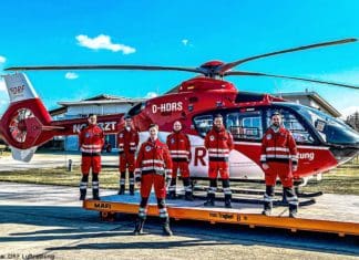 Rettungshubschrauber der DRF Luftrettung erfüllten Sondereinsätze
