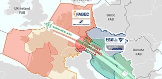 FABEC Luftraum wächst: Flugzeuge fliegen jetzt noch direkter