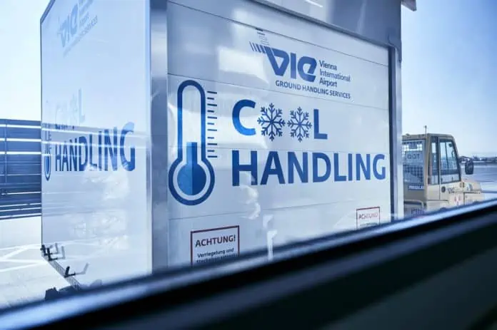 Cool Trailer des Vienna Pharma Airport Handling Centers