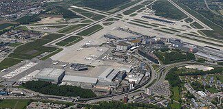 Flughafen Zürich - Luftaufnahme