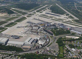 Flughafen Zürich - Luftaufnahme