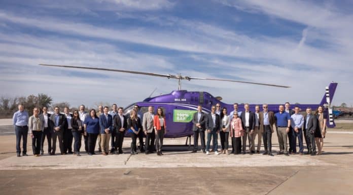 Bell 505 ist erster einmotoriger Heli mit 100 % nachhaltigem Flugkraftstoff (SAF) Bell 505 mit Safran Helicopter Engines fliegt mit 100 % nachhaltigem Flugkraftstoff (SAF)