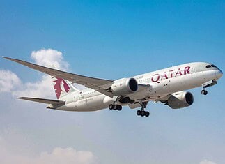 Dreamliner von Qatar Airways