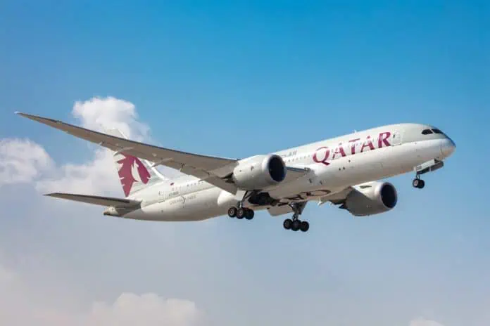 Dreamliner von Qatar Airways