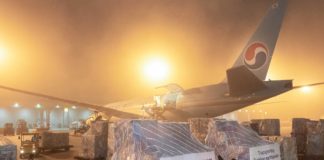 Korean Air liefert Hilfsgüter für Erdbebenopfer in die Türkei