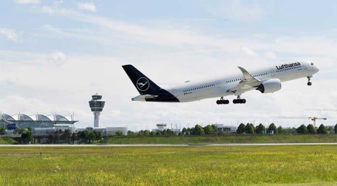 Flughafen München: Neue Airline und neue Ziele im Sommerflugplan Lufthansa Airbus A350 startet am Münchner Flughafen