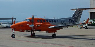 Messflugzeug am Flughafen Zürich