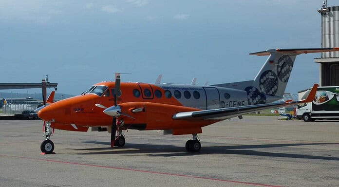 Flughafen Zürich: Periodische Messflüge im März und Mai Messflugzeug am Flughafen Zürich