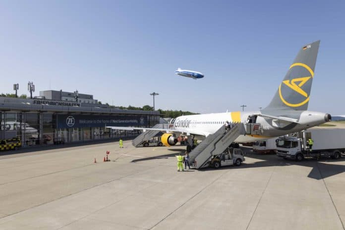 Condor am Bodensee-Airport Friedrichshafen