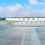 Ähnlich wie das Doppler-Drehfunkfeuer (DVOR) Taunus wird bald auch die erneuerte DVOR Nienburg aussehen.