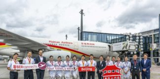 Hainan Airlins feiert 15. Jubiläum am BER