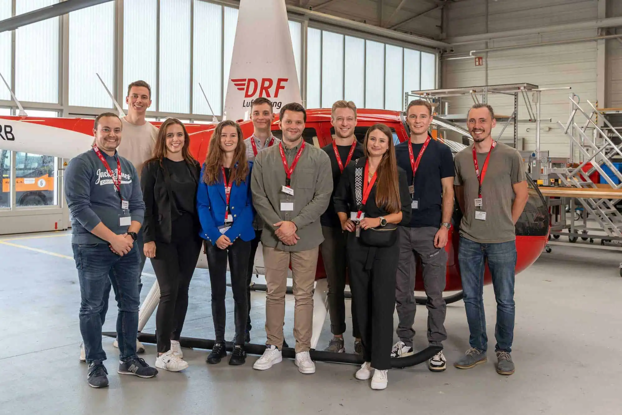 Pilotenausbildung bei der DRF Akademie: Die zweite Flugschülergruppe für die Ausbildung zum Berufshubschrauberpiloten ist seit heute am Start.