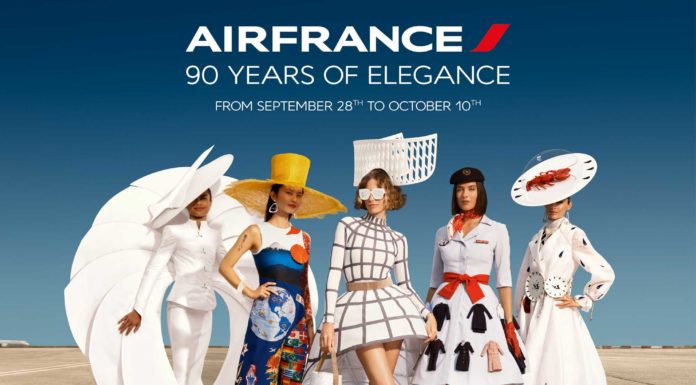 Air France Ausstellung zum 90. Geburtstag Air France feiert 90-jähriges Bestehen mit Ausstellung