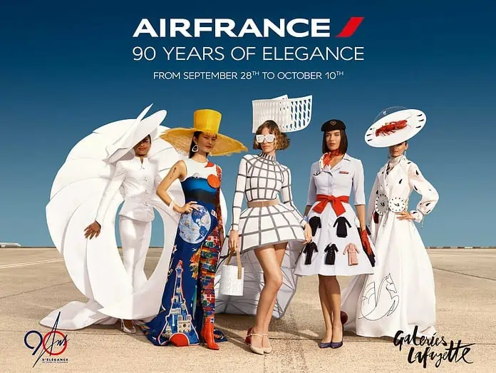 Air France feiert 90-jähriges Bestehen mit Ausstellung