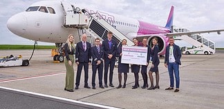 Wizz Air startet zum Erstflug von Dortmund nach Brasov.