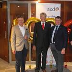 Ingo Richter, Vizepräsident des acd, Christopher Stoller, Präsident des acd, sowie Thorsten Hecker, Vorstand Finanzen beim acd.