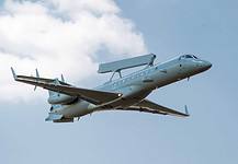 Embraer EMB 145 AEW&C-Flugzeug für die brasilianische Luftwaffe (FAB), das im FAB aufgerüstet und als E-99M bezeichnet wurde.