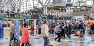 Flughafen München - Terminal 1 Innenansicht